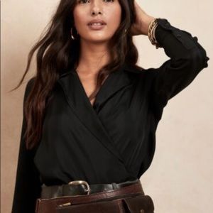 Banana Republic Blazer Wrap Top NEW XS
